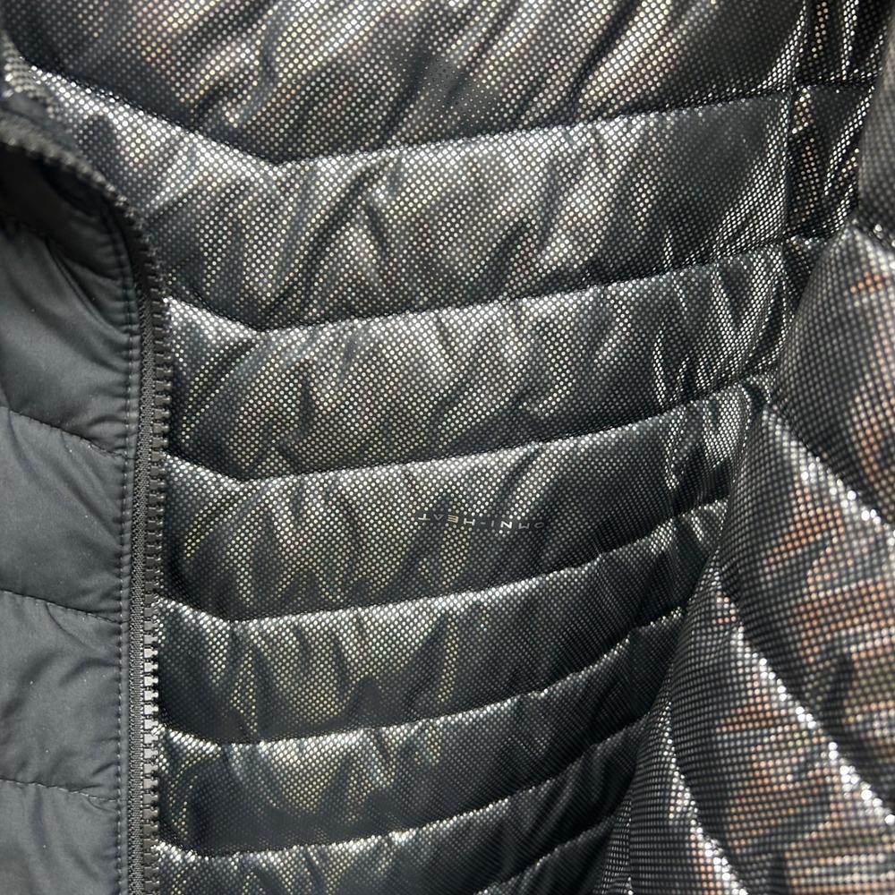 Columbia Omni-Heat Puffer Vest Womens Black Full Zip Quilted Longline 3x - Picture 8 of 10